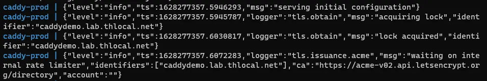 docker compose logs